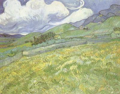Mountainous Landscape behind Saint-Paul Hospital (nn04), Vincent Van Gogh